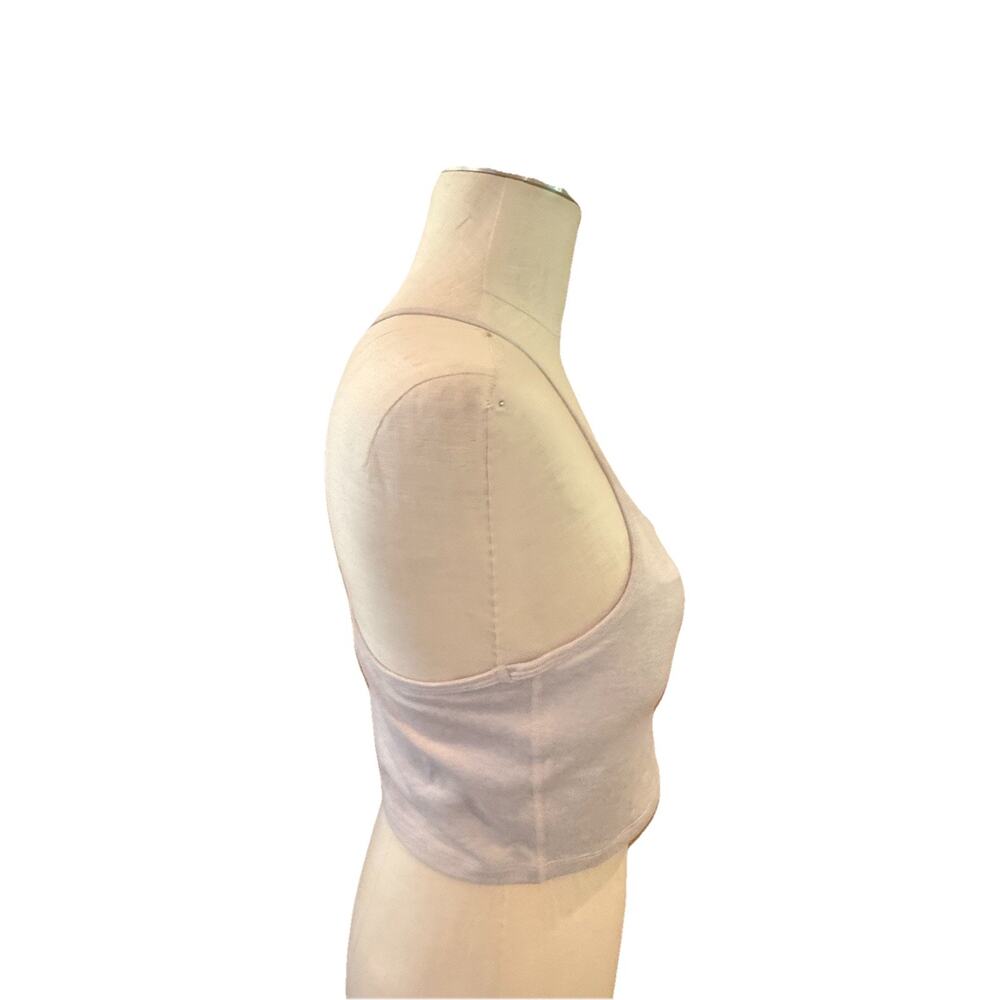 Harmony Balance Cropped Tank Top Women’s Large Heather Gray Yoga Gym NWT - Picture 8 of 9